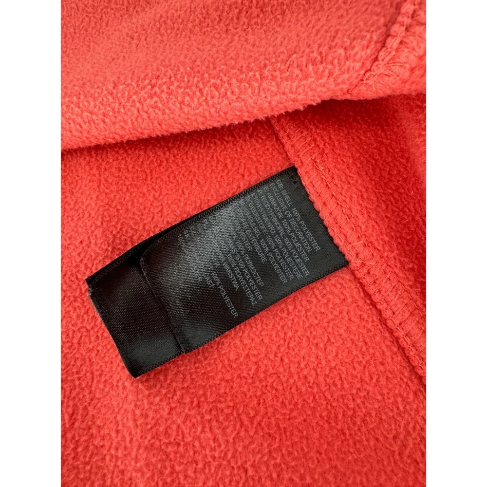 The North Face Womens TKA 100 Glacier Quarter Zip Fleece Pullover Coral Pink‎ L